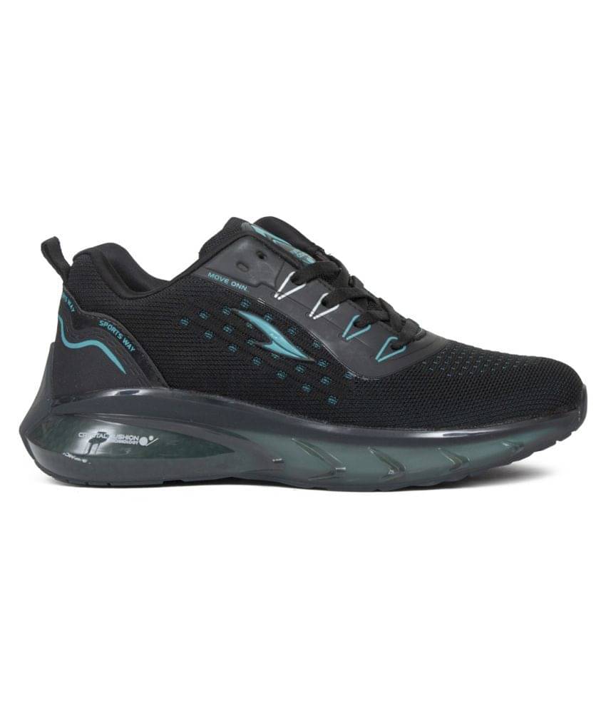 ASIAN - CRYSTAL-05 Black Men's Sports Running Shoes ASIAN - CRYSTAL-05 Black Men's Sports Running Shoes