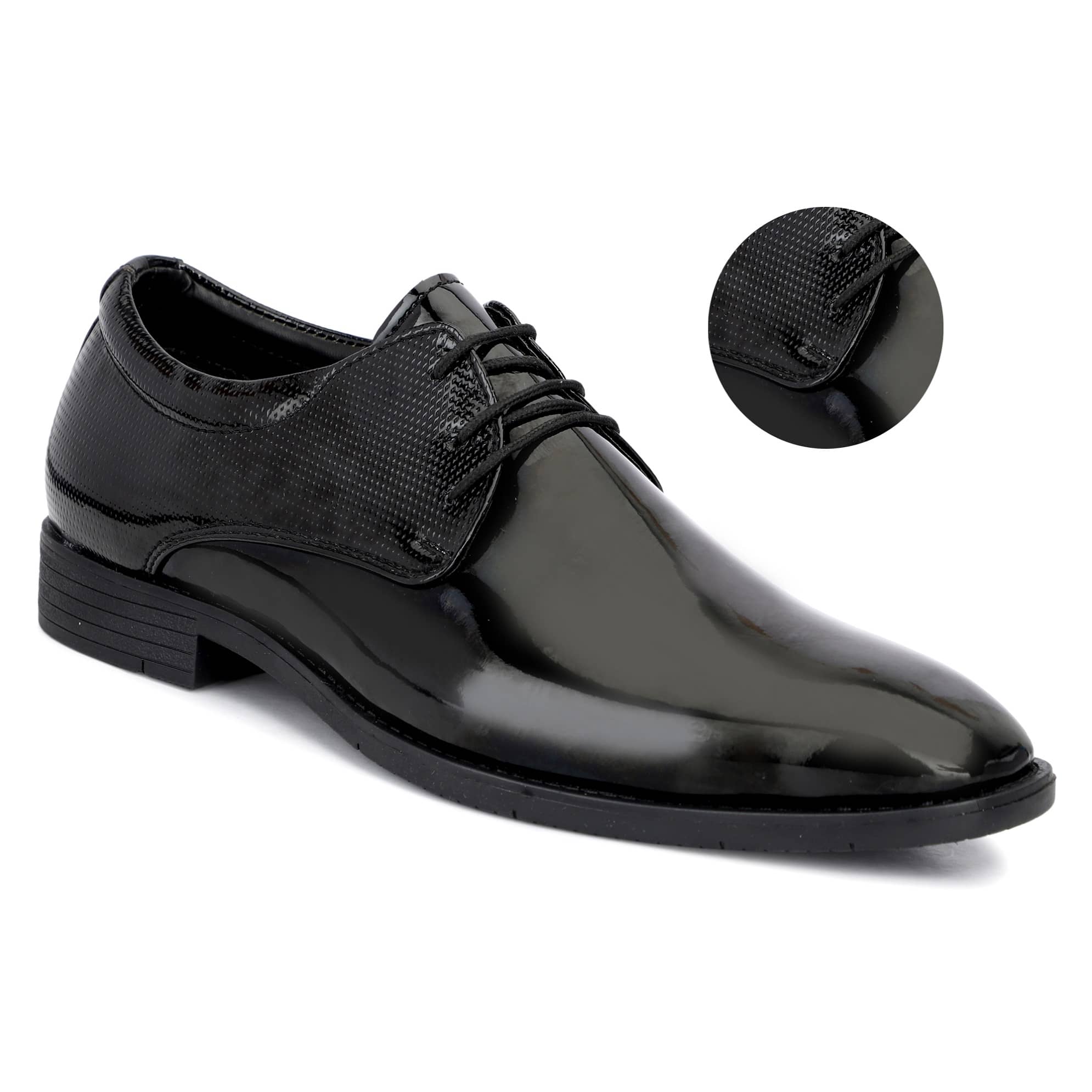 Buxton - Black Men's Derby Formal Shoes - Formal Shoes | Buy online on ZillyBuy