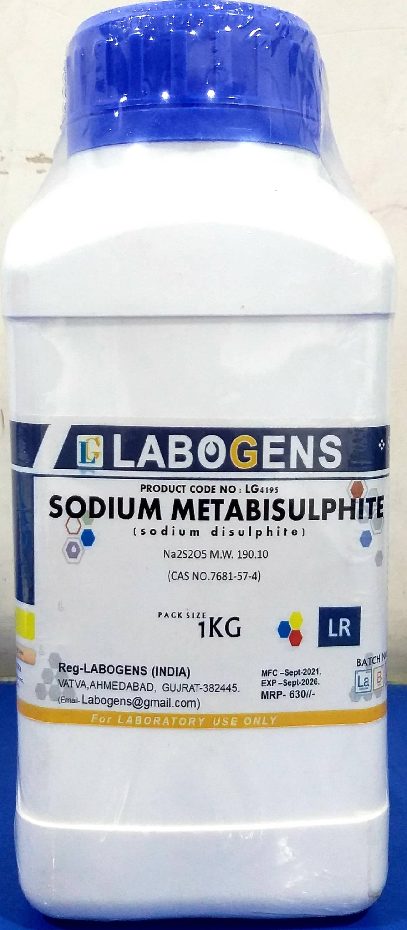 LABOGENS SODIUM METABISULPHITE 1KG