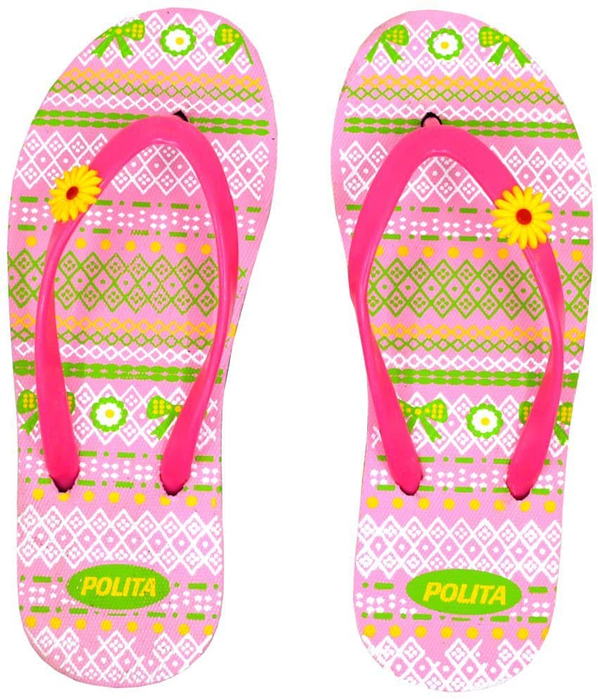 Polita - Pink Women's Flip Flop