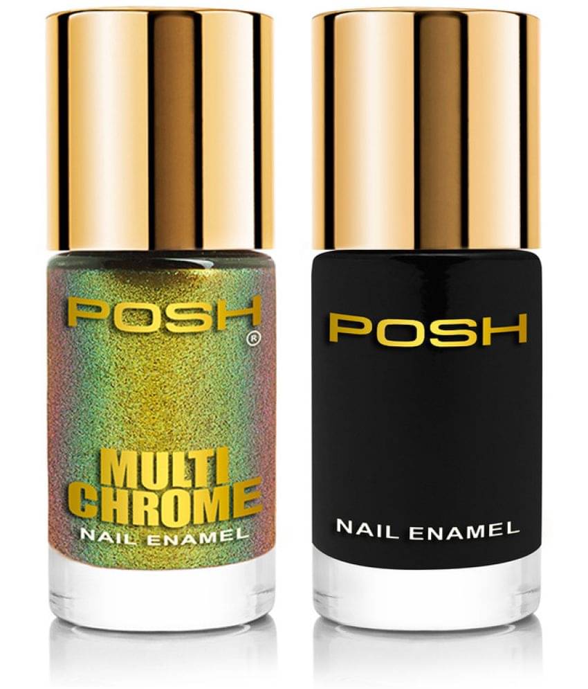     			Posh - Multicolor Glossy Nail Polish ( Pack of 2 )
