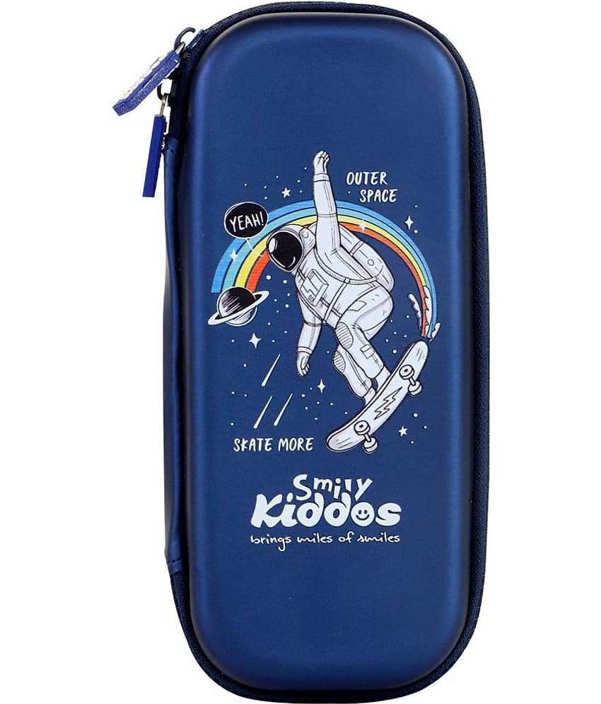 Smily Kiddos Small Pencil case - astronaut theme blue - Stationery | Buy online on ZillyBuy