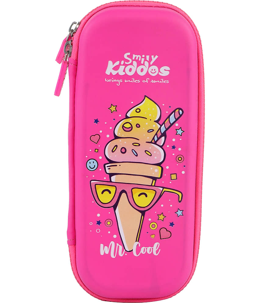 Smily Kiddos Small Pencil case - ice cream pink - Stationery | Buy online on ZillyBuy
