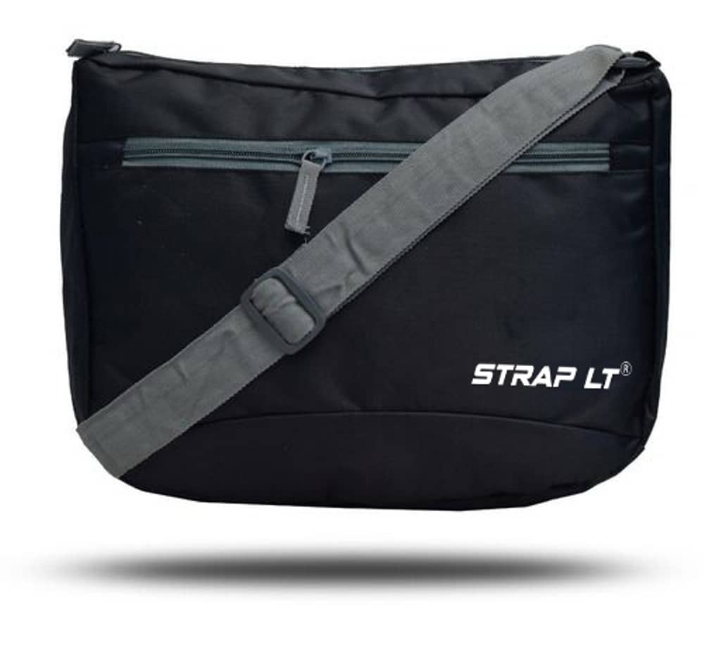 straplt - Black Solid Messenger Bag - Handbags | Buy online on ZillyBuy