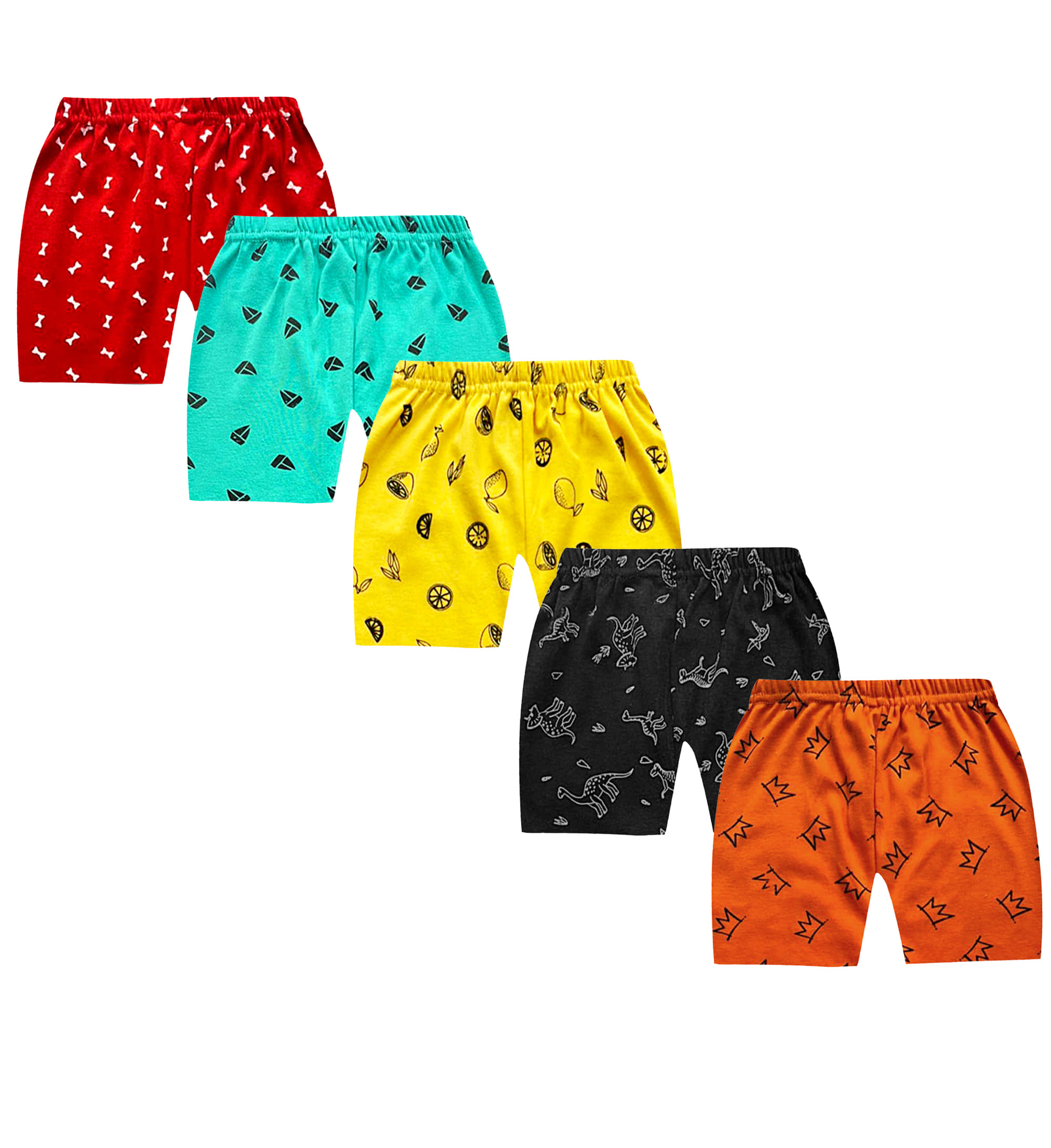 Kuchipoo Pack of 1 Shorts For Boys ( Multi Color ) - Shorts | Buy online on ZillyBuy