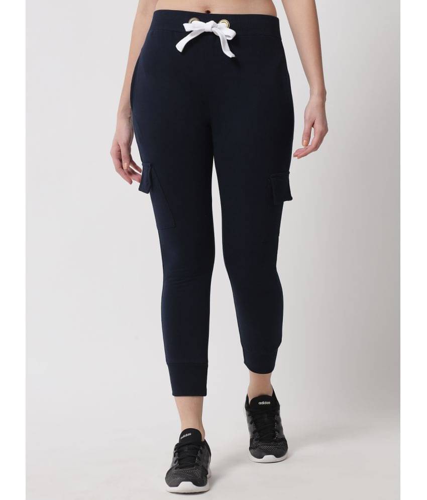     			The Dry State - Navy 100% Cotton Women's Outdoor & Adventure Trackpants ( Pack of 1 )