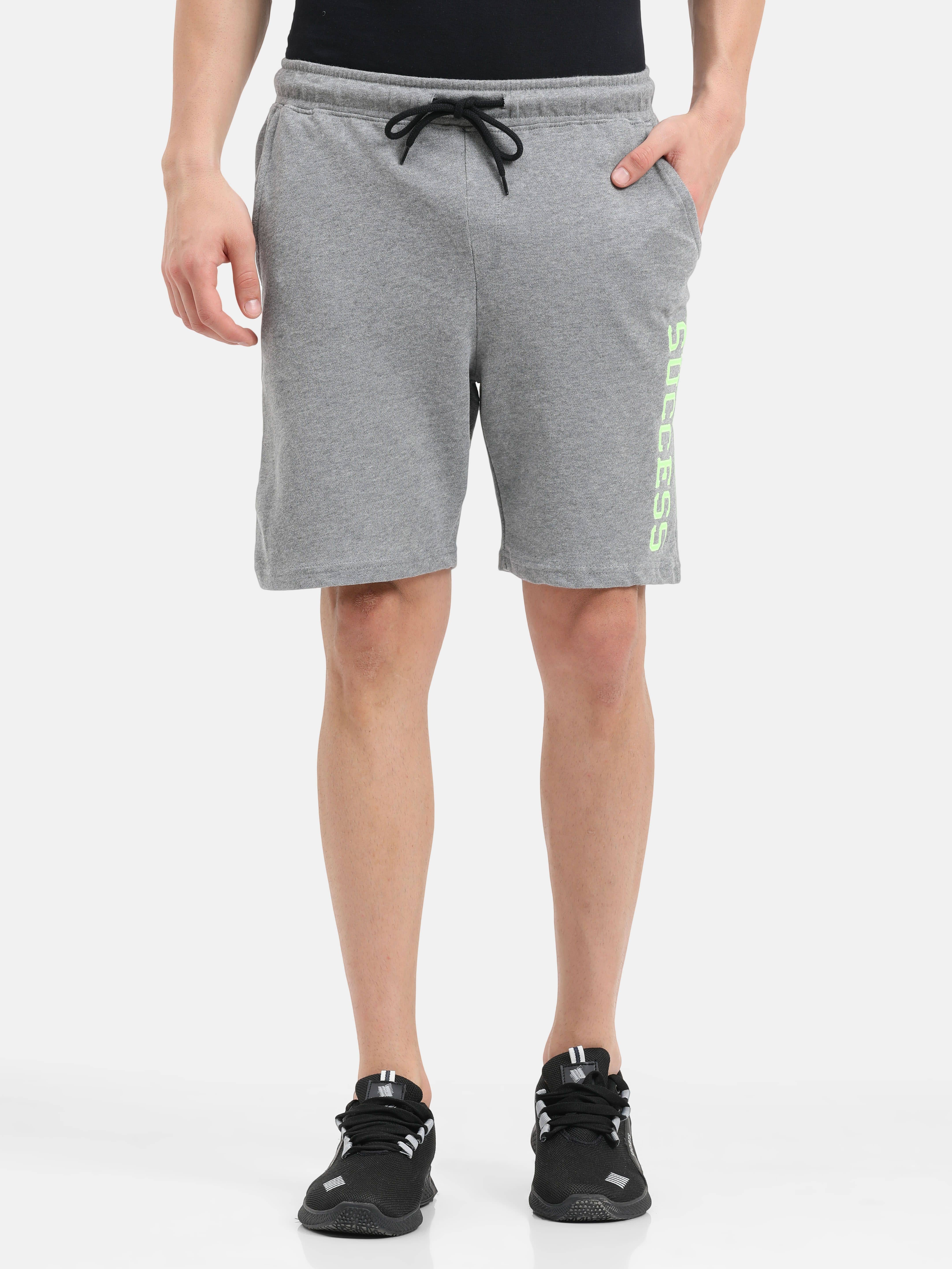 Ardeur - Charcoal Cotton Blend Men's Shorts ( Pack of 1 ) - Shorts | Buy online on ZillyBuy