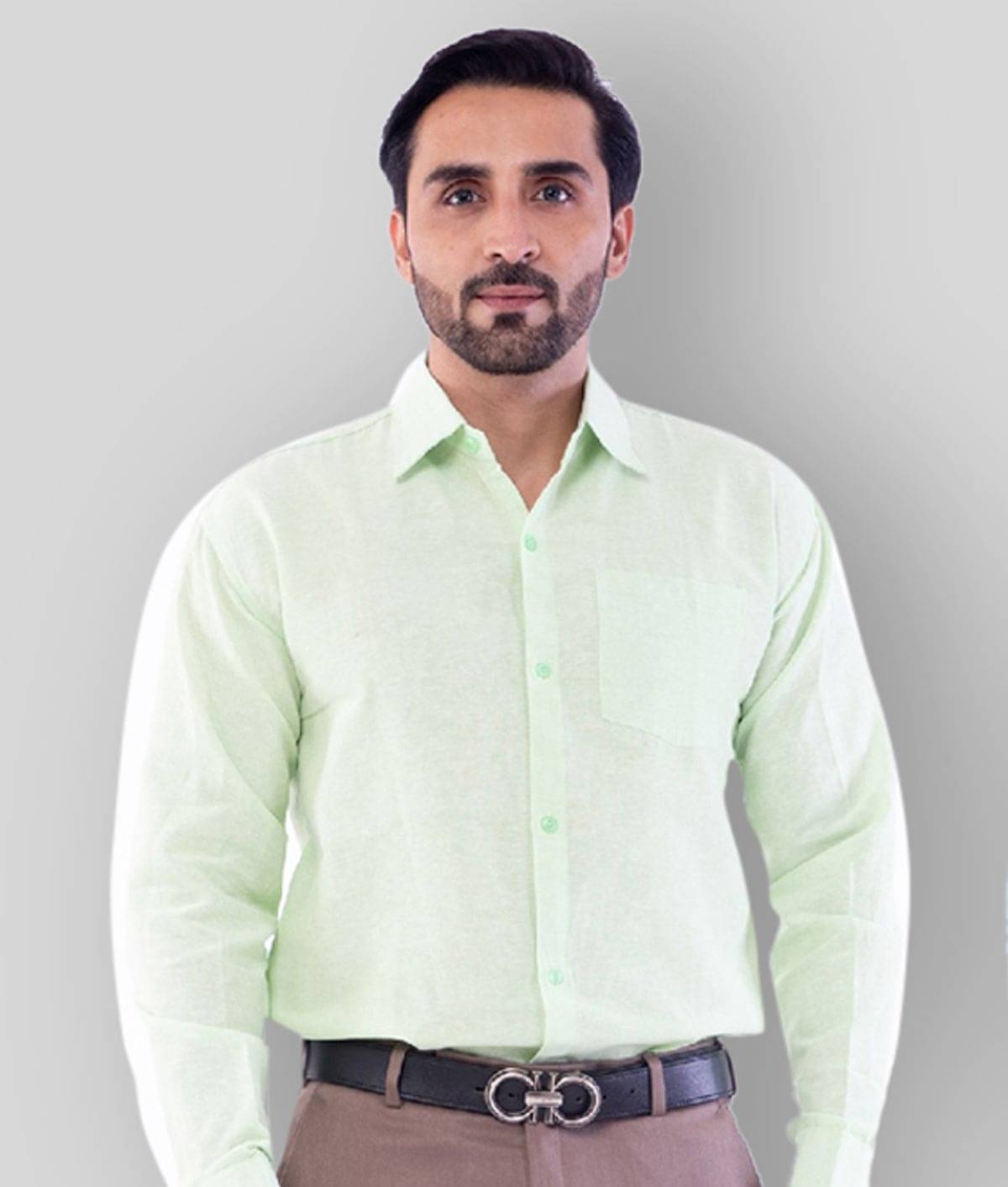     			DESHBANDHU DBK - Multicolor Cotton Regular Fit Men's Formal Shirt (Pack of 2)