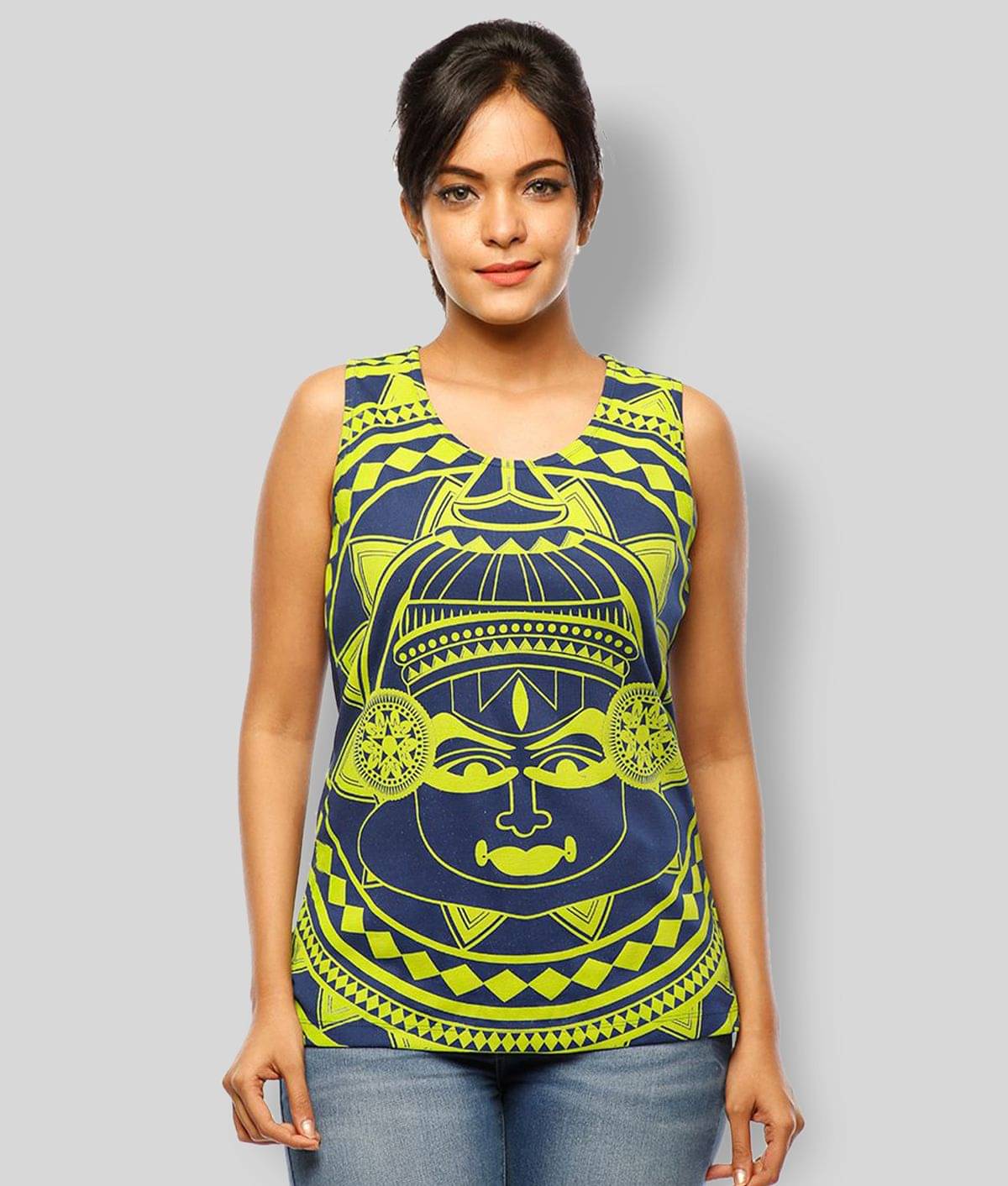 Huetrap Women's Cotton Tank Top ( Multicolor )     			Huetrap Women's Cotton Tank Top ( Multicolor )