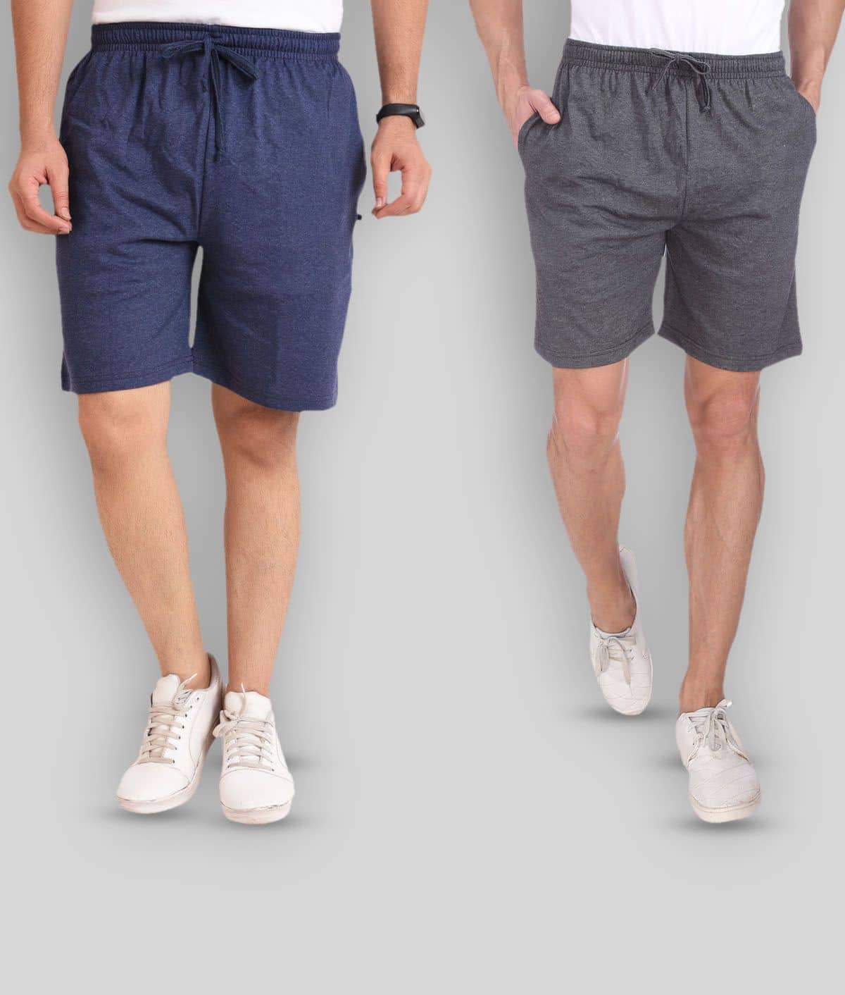 Neo Garments - Multi Cotton Men's Shorts ( Pack of 2 ) - Shorts | Buy online on ZillyBuy