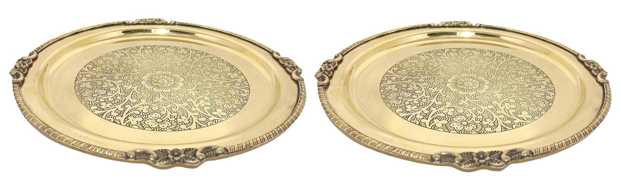     			A & H ENTERPRISES 2 Pcs Brass Brass Quarter Plate