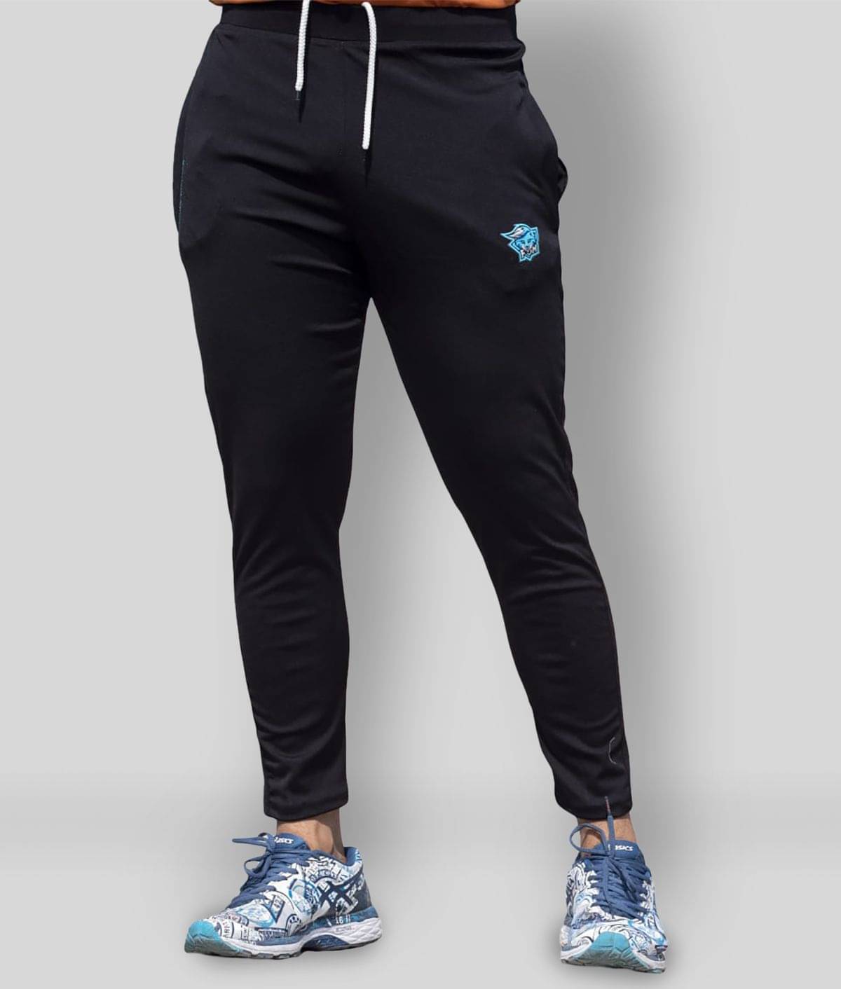     			BURNOUT SPORT - Black Polyester Blend Men's Trackpants ( Pack of 1 )