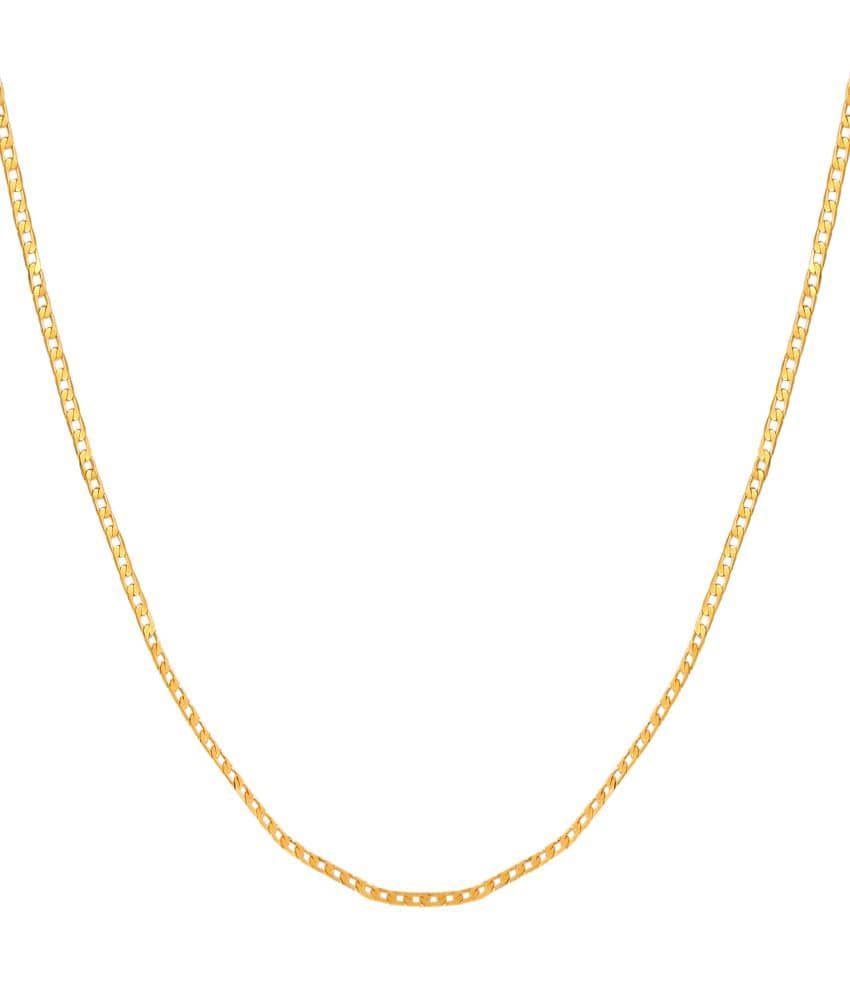 Fashion Frill Delicate Gold Plated Brass Gold Chain For Men/Boy