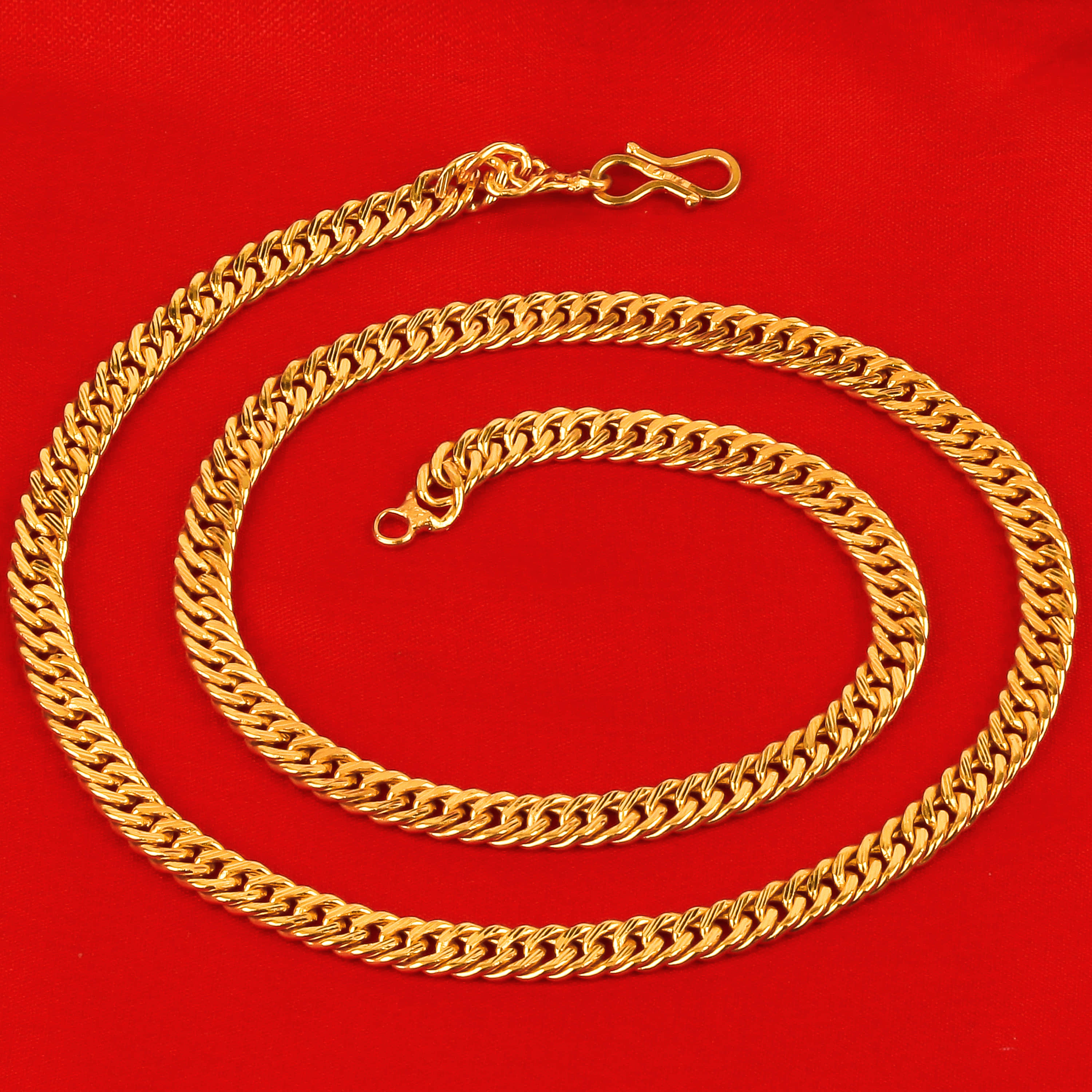 FASHION FRILL Gold Plated Brass Chain ( Pack of 1 )