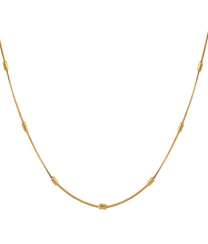     			Fashion Frill Mesmerizing Thin Gold Plated Chain For Men/Boy/Women/Girl