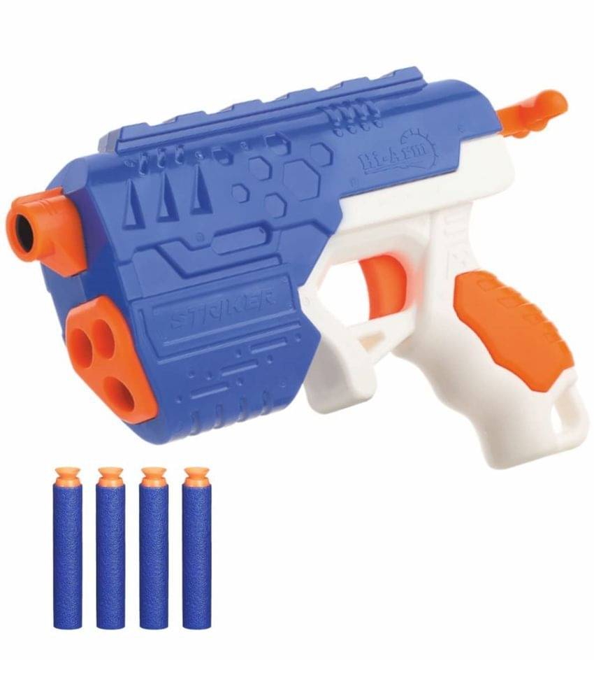     			Fratelli Hi-Arm Striker Gun Included 10 Darts/Soft Bullets for Children, Teens, Adults Range - 60 Feet || Age - 3+ Years || BIS Approved