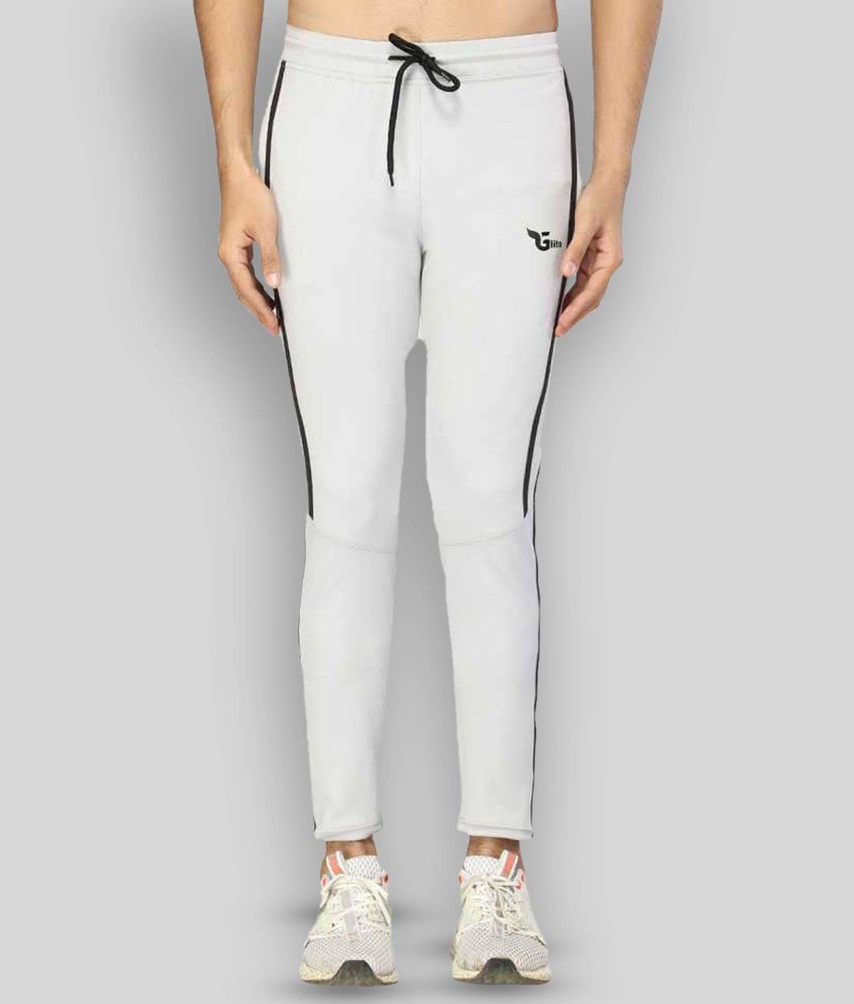 Glito - Grey Polyester Men's Trackpants ( Pack of 1 ) Glito - Grey Polyester Men's Trackpants ( Pack of 1 )