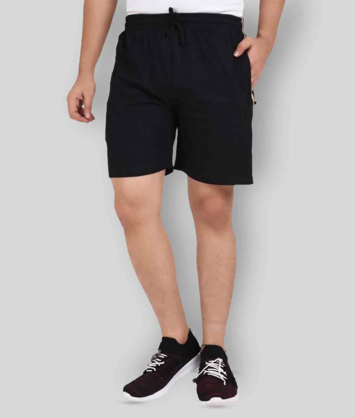 Neo Garments Black Shorts SINGLE MEN'S SHORTS BLACK (PLUS SIZES : M TO 7XL). - Shorts | Buy online on ZillyBuy