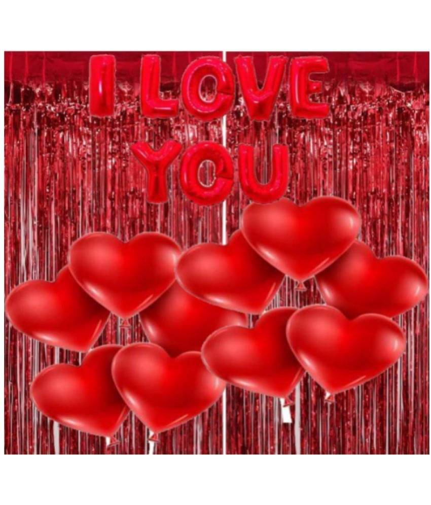 Shopyo Decoration Items I Love You Foil Balloons for Decoration kit Decorative Balloons for Birthday ,Anniversary ,Special Day Decoration - Pack or Combo of 2 Red ) Shopyo Decoration Items I Love You Foil Balloons for Decoration kit Decorative Balloons for Birthday ,Anniversary ,Special Day Decoration - Pack or Combo of 2 Red )