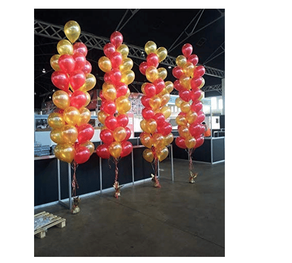     			Shopyo  Red & Golden balloon set