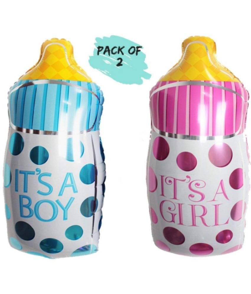     			Shopyo  baby's bottle foil Balloon ( Pack of 2 )