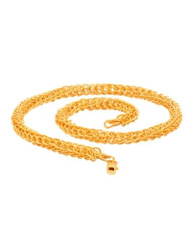     			Thrillz Trendy and Fancy Heavy Design Gold Plated Chain for Men & Boys