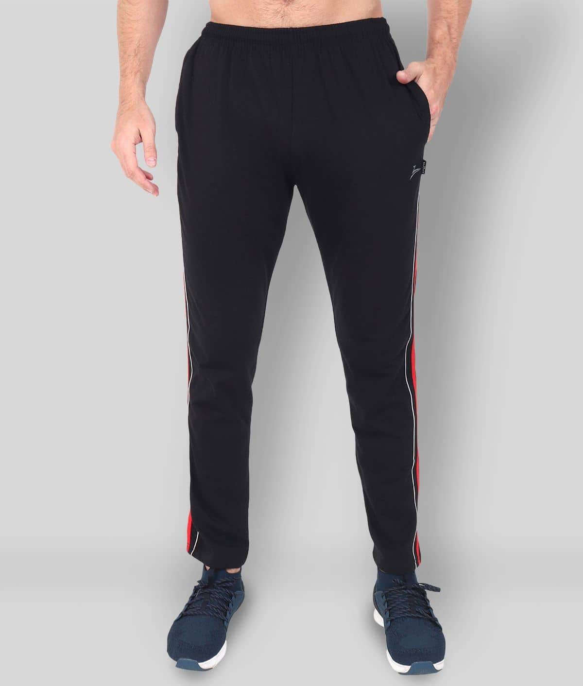 Zeffit - Black Cotton Men's Trackpants ( Pack of 1 ) - Track Pants | Buy online on ZillyBuy