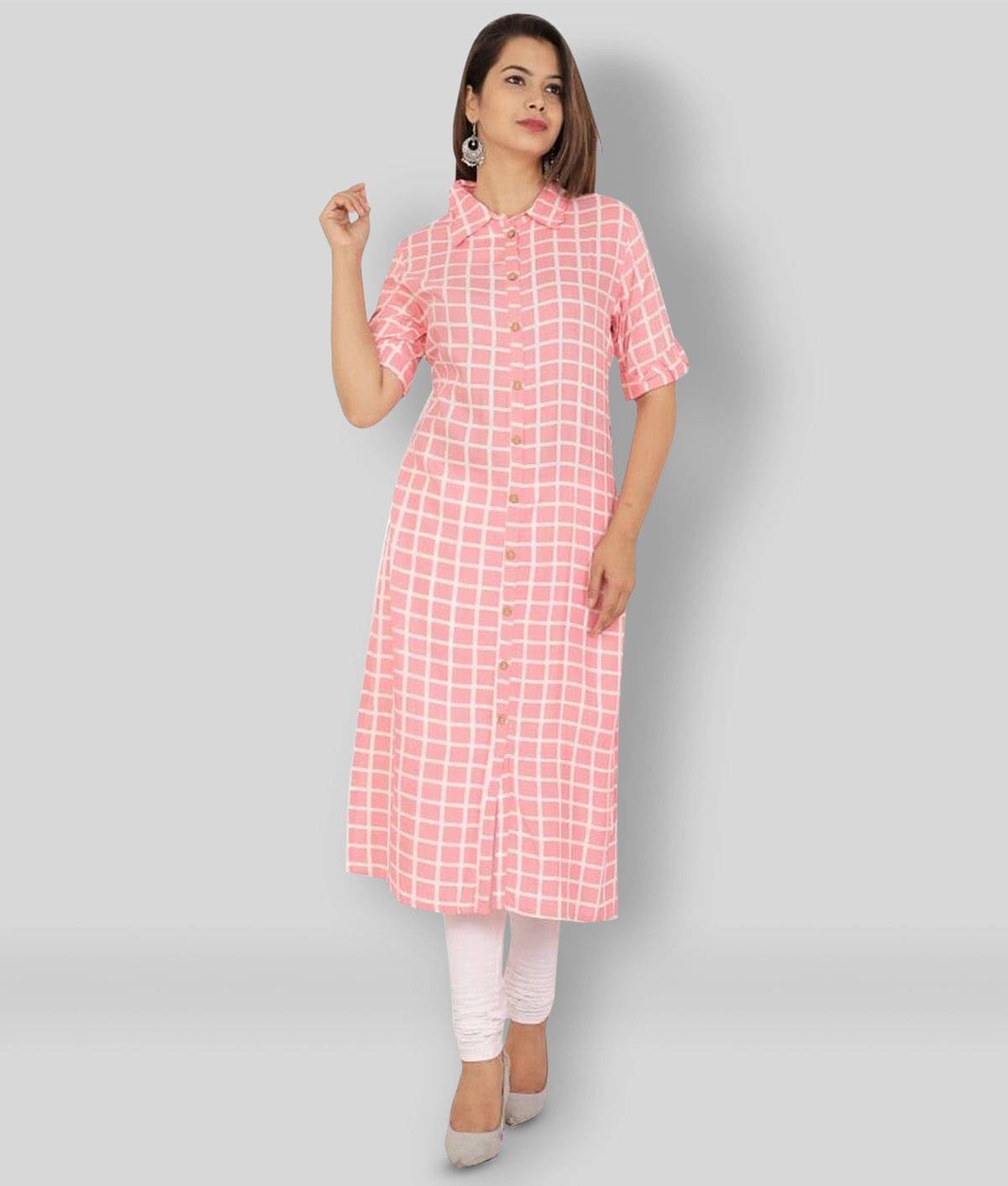 Glorious - Multicolor Rayon Women's Straight Kurti ( Pack of 1 )     			Glorious - Multicolor Rayon Women's Straight Kurti ( Pack of 1 )