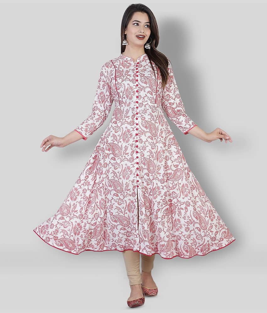 HIGHLIGHT FASHION EXPORT - Pink Rayon Women's Front Slit Kurti ( Pack of 1 ) - Kurtis, Tunics | Buy online on ZillyBuy