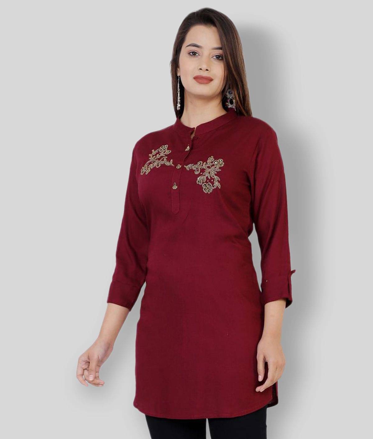     			Rayon Short Kurti For Women (Pack of 1)