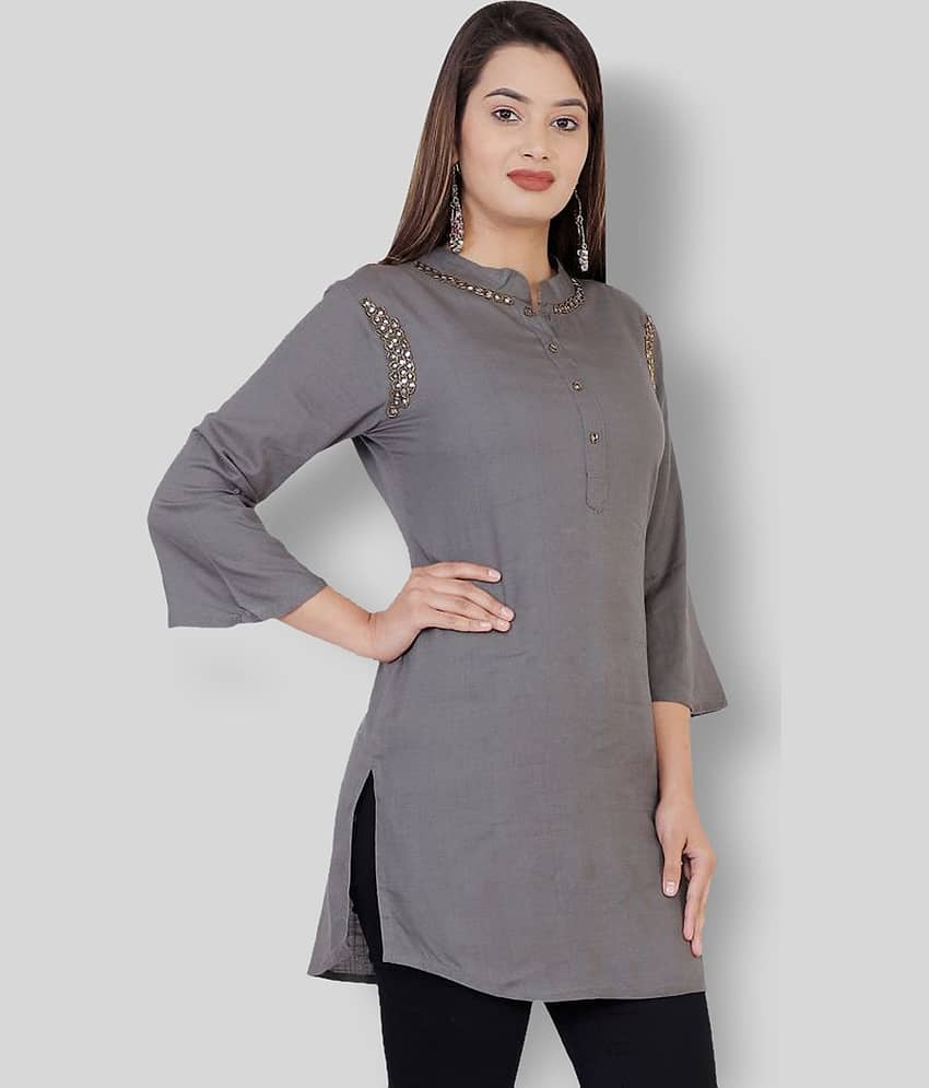 Rayon Short Kurti For Women (Pack of 1) - Kurtis, Tunics | Buy online on ZillyBuy