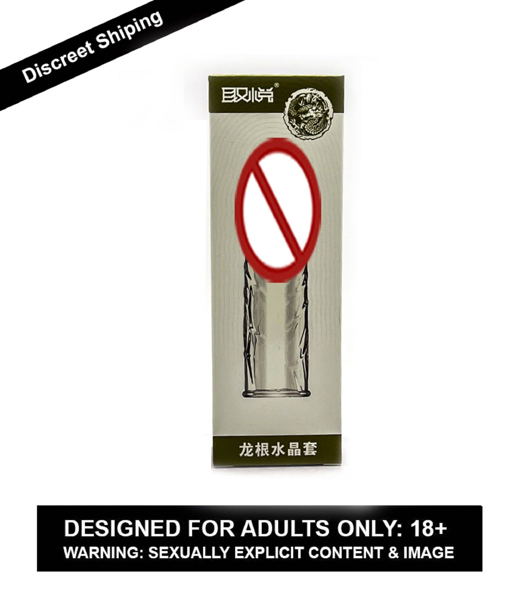 8 INCH Dragons Multicolor Silicone Condom Reusable Condom Washable Condom