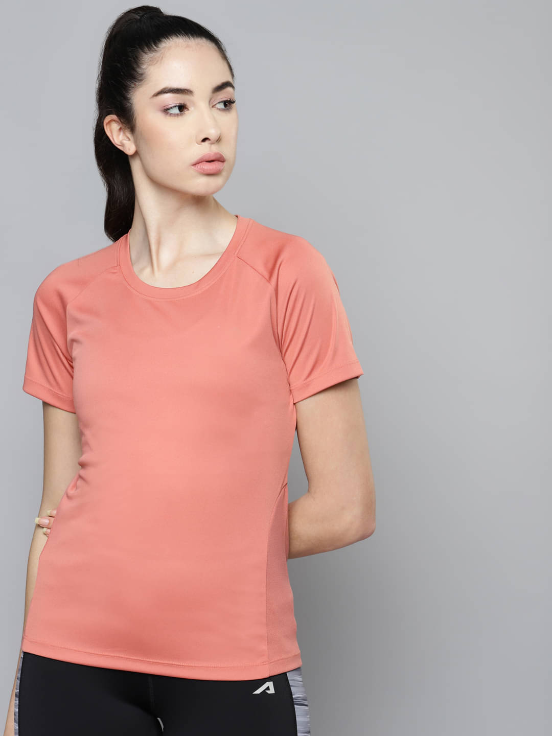     			Alcis Pink Polyester Tees - Single