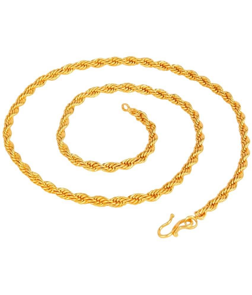     			Fashion Frill Gold Plated Chain Necklace For Men Boys  s Jewelry Elegant Design Jwellery Gift