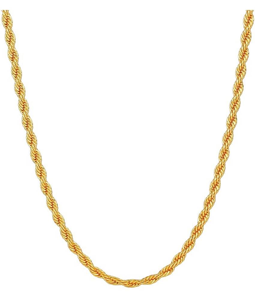 Fashion Frill Gold Plated Chain Necklace For Men Boys s Jewelry Elegant Design Jwellery Gift