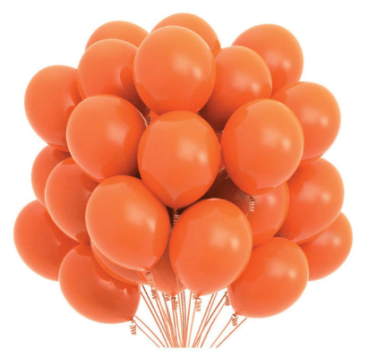     			Vibrant Colous Combo 100 Balloons - Orange Balloons Combo