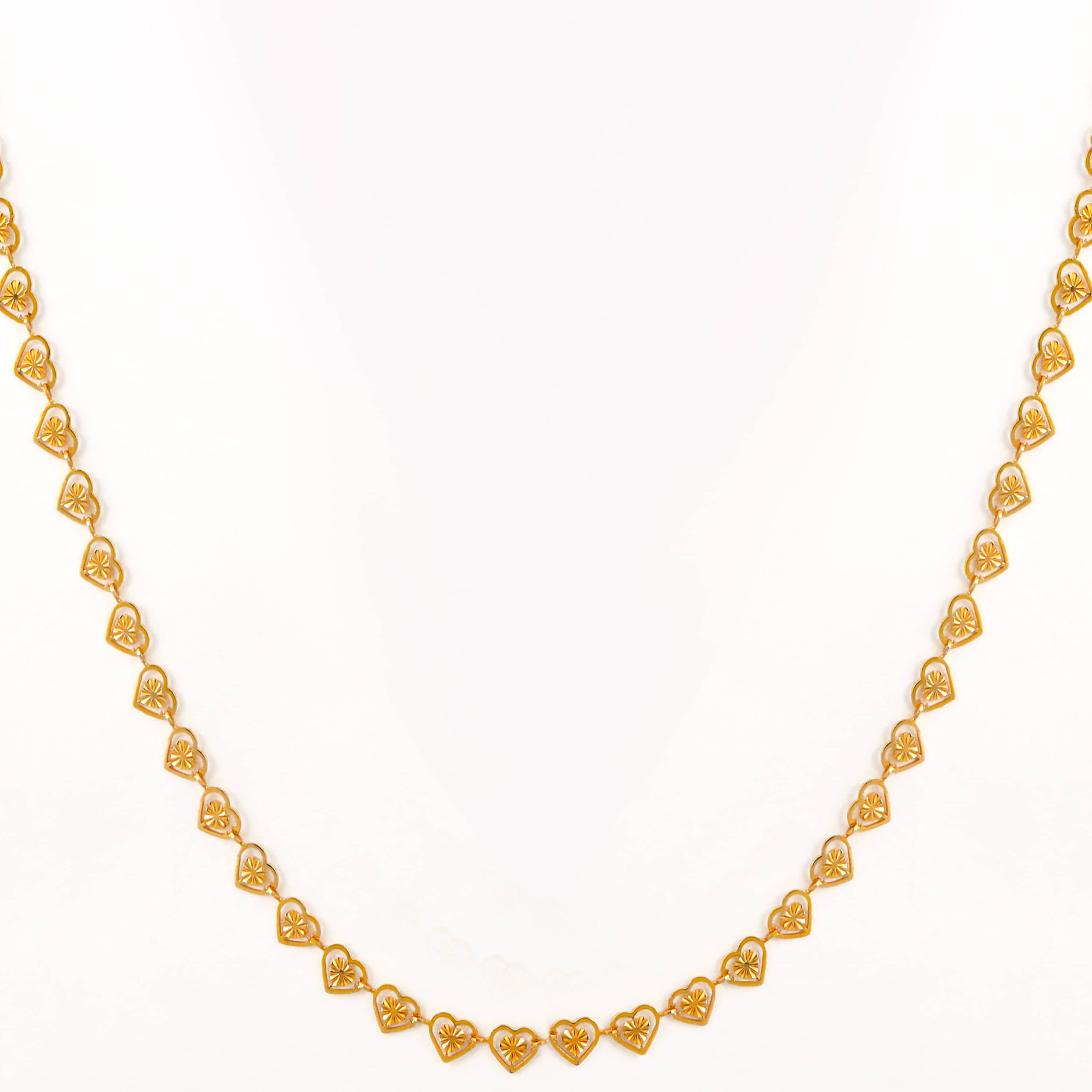 FASHION FRILL Gold Plated Chain ( Set of 1 )