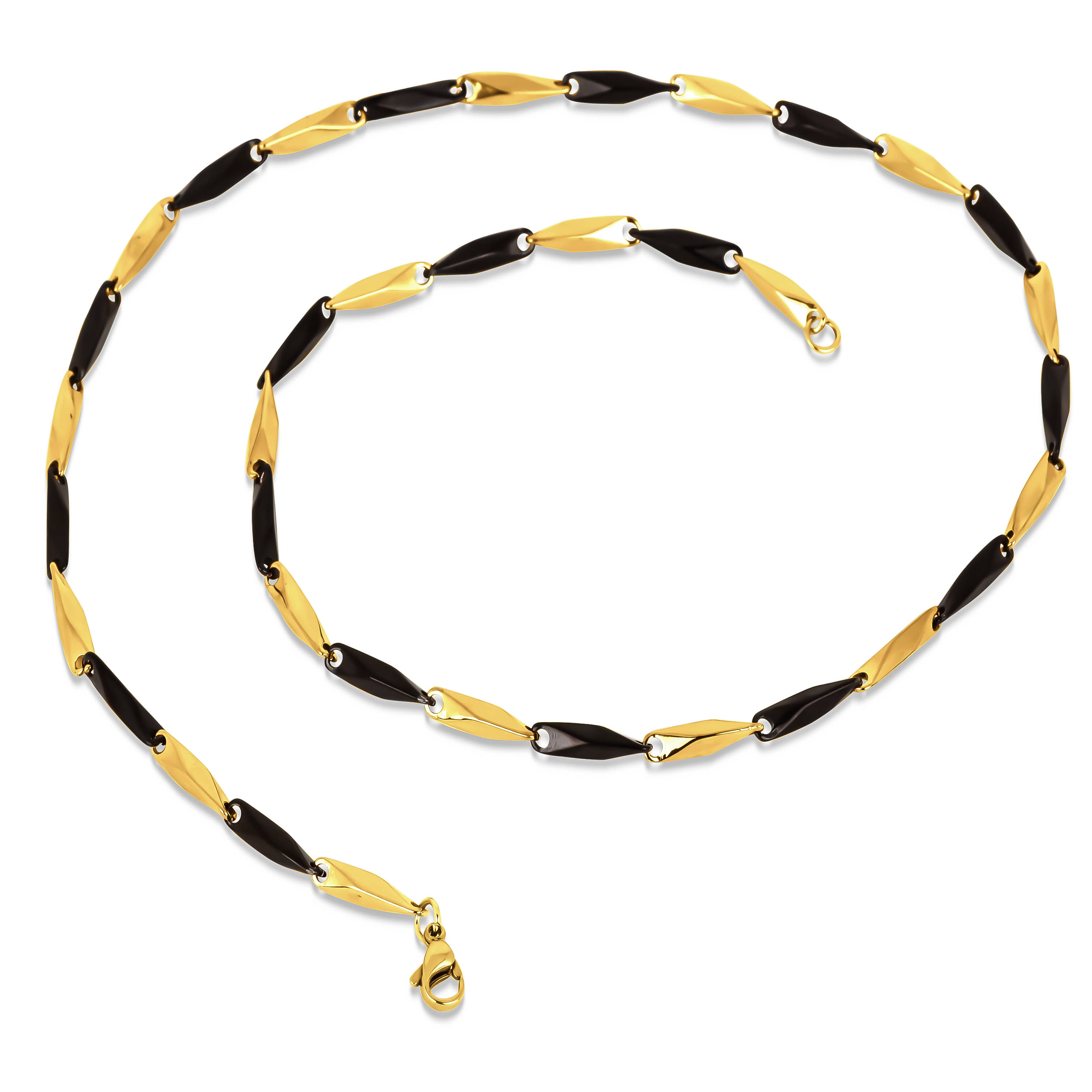 FASHION FRILL Silver Plated Chain ( Set of 1 )