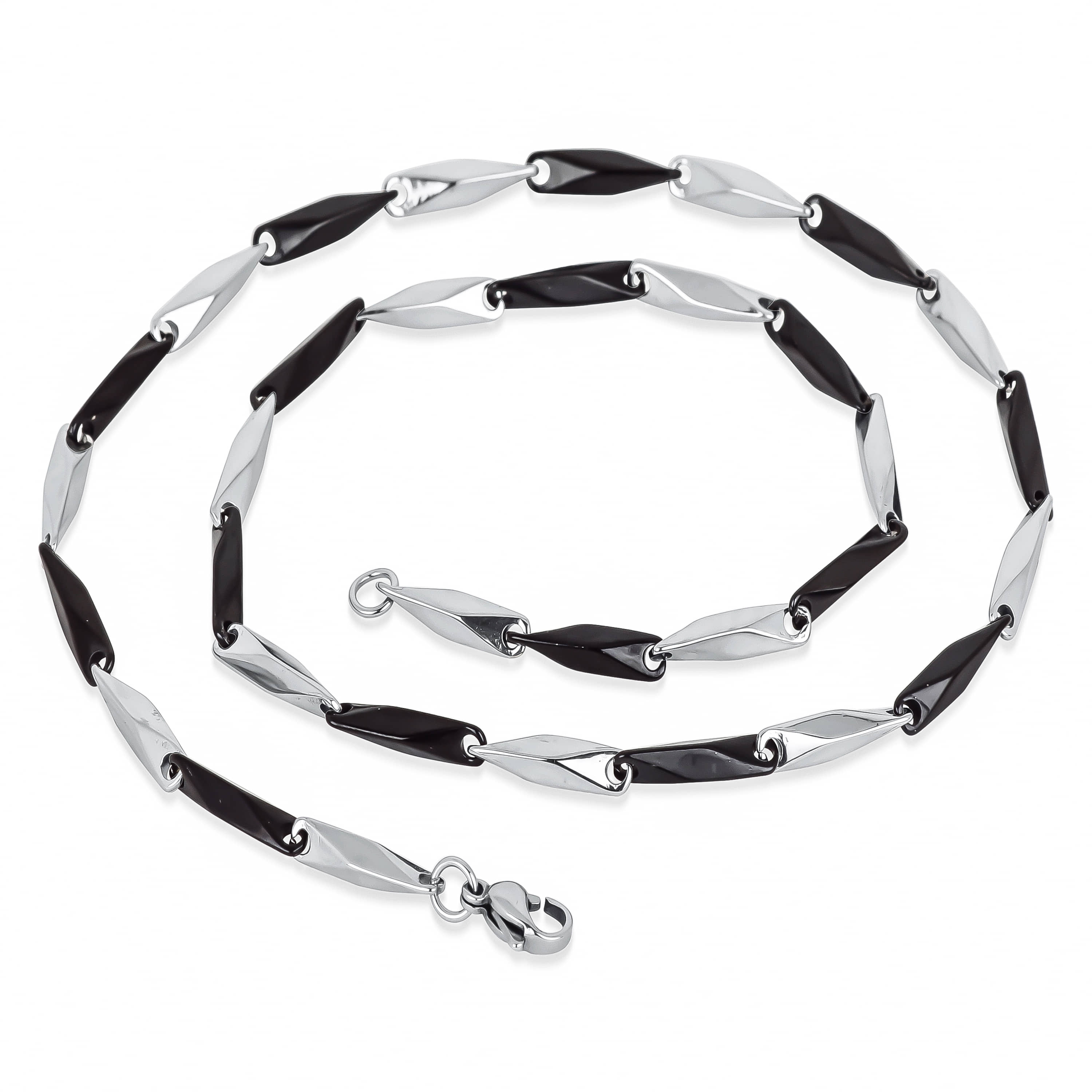 FASHION FRILL Silver Plated Chain ( Set of 1 )
