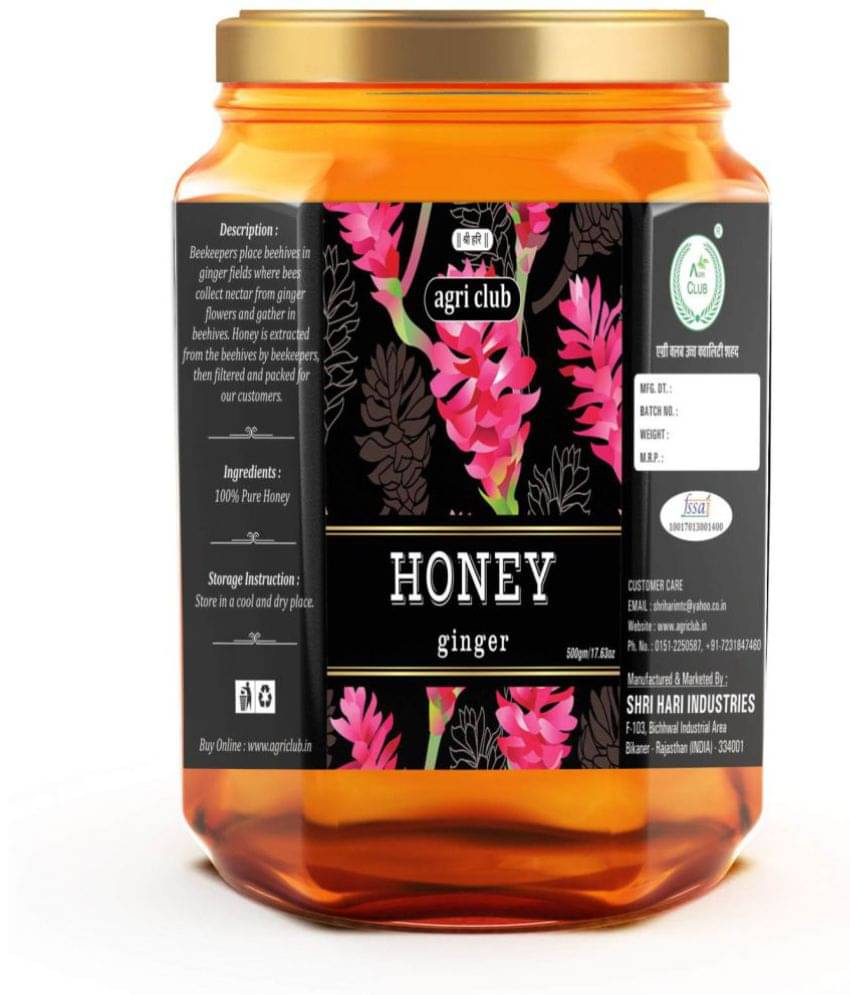 AGRI CLUB Honey Ginger Honey 500gm 500 AGRI CLUB Honey Ginger Honey 500gm 500