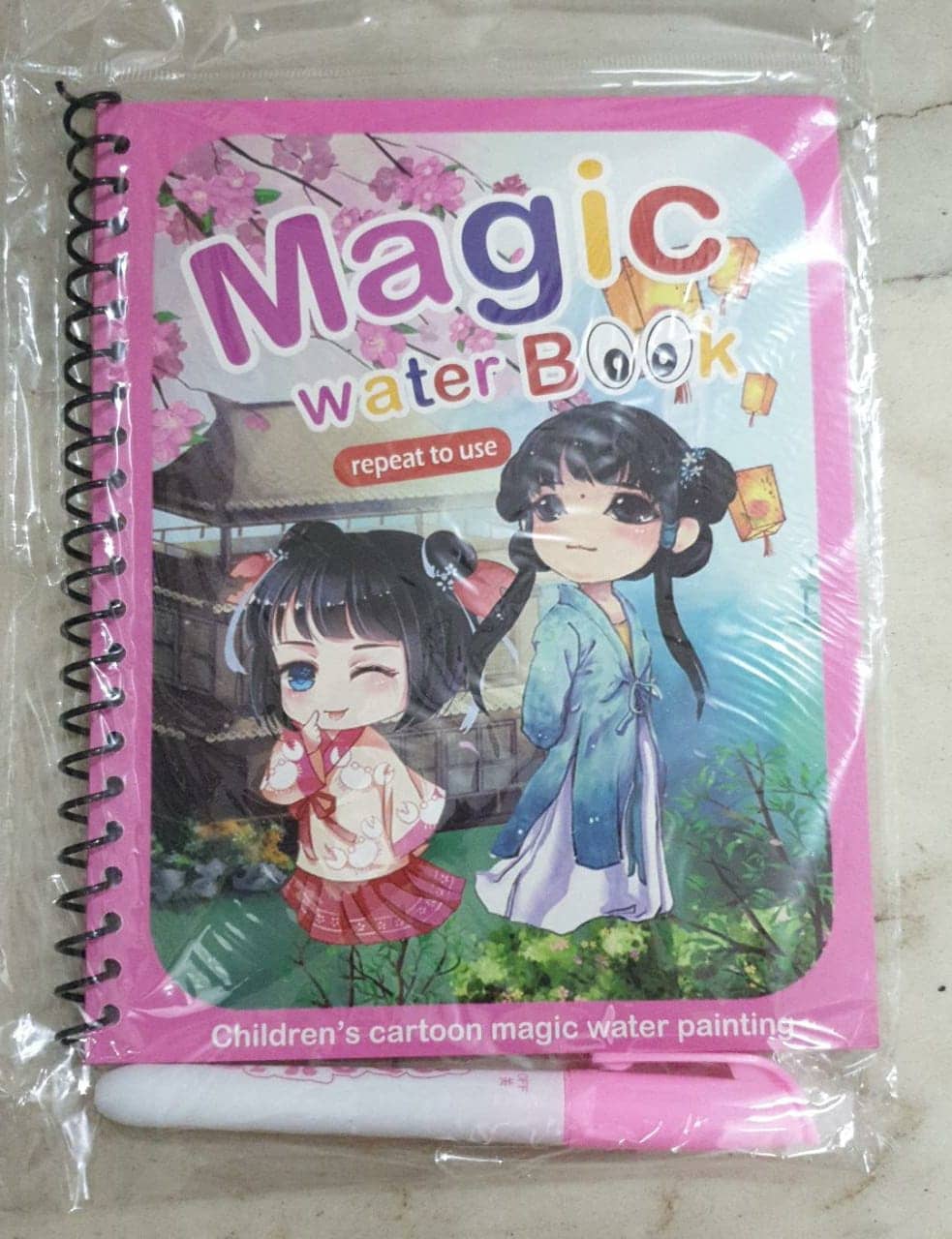 Childrens Cartoon Magic Water Painting Books - Water Magic Books - Set of 2 Books - Stationery | Buy online on ZillyBuy