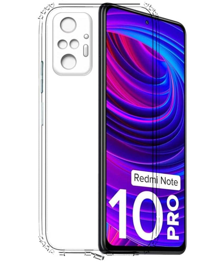 Spectacular Ace - Transparent Plain Cases Compatible For Xiaomi Redmi Note 10 Pro ( Pack of 1 )     			Spectacular Ace - Transparent Plain Cases Compatible For Xiaomi Redmi Note 10 Pro ( Pack of 1 )