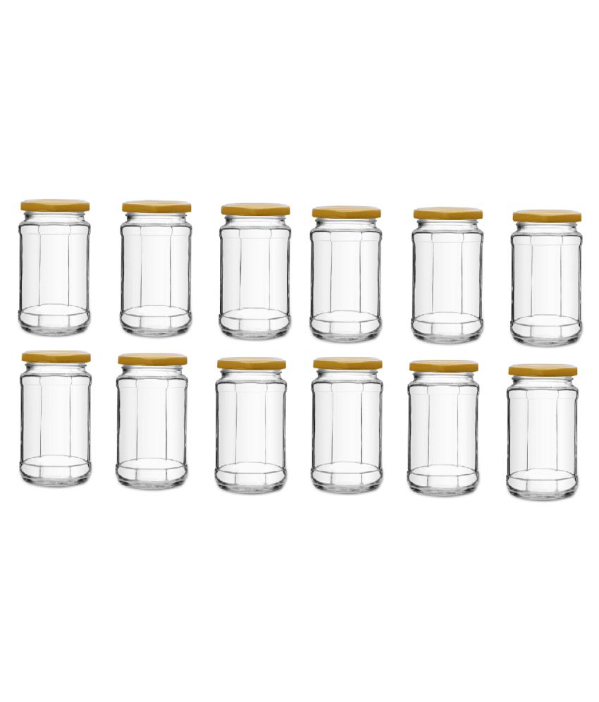 CROCO JAR - Gold Glass Spice Container ( More Than 10 )