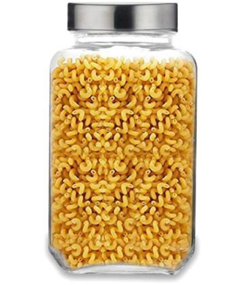    			CROCO JAR Glass Transparent Spice Container ( Set of 1 )