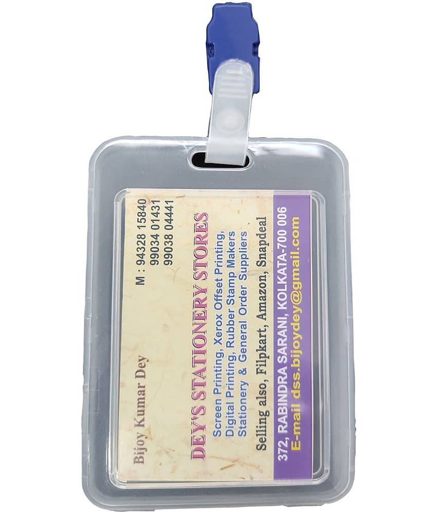 Dey 's stationery store - Plastic Card Holder ( Pack 1 ) - Stationery | Buy online on ZillyBuy