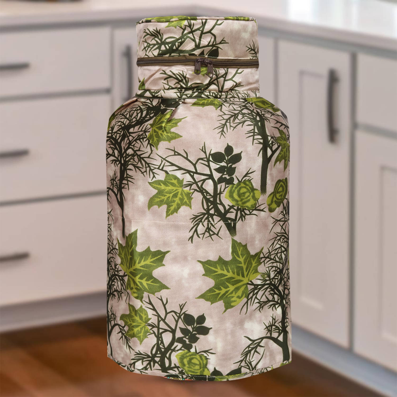 E-Retailer Single Polyester Green Cylinder Cover E-Retailer Single Polyester Green Cylinder Cover