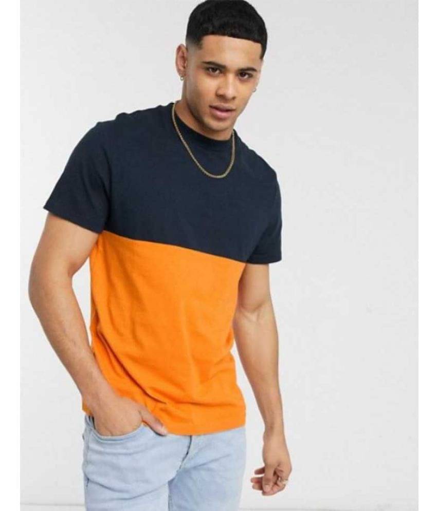Glito Pack of 1 Cotton Blend Regular Fit Men's T-Shirt ( Multicolor )     			Glito Pack of 1 Cotton Blend Regular Fit Men's T-Shirt ( Multicolor )