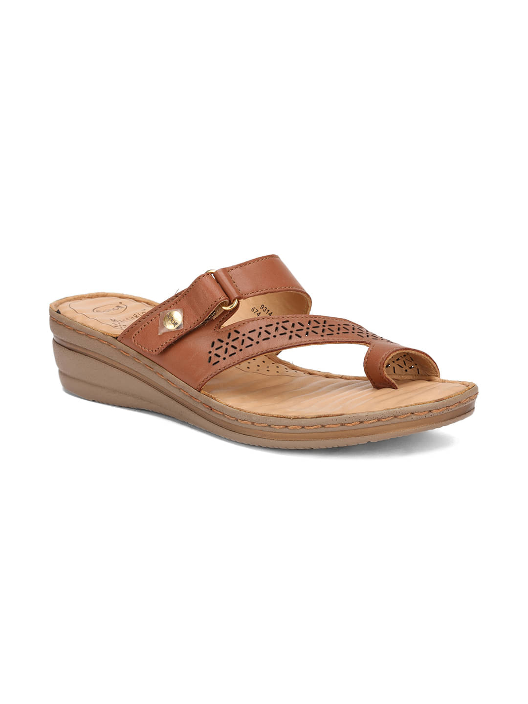     			Scholl - Brown Women's Slip On Heels