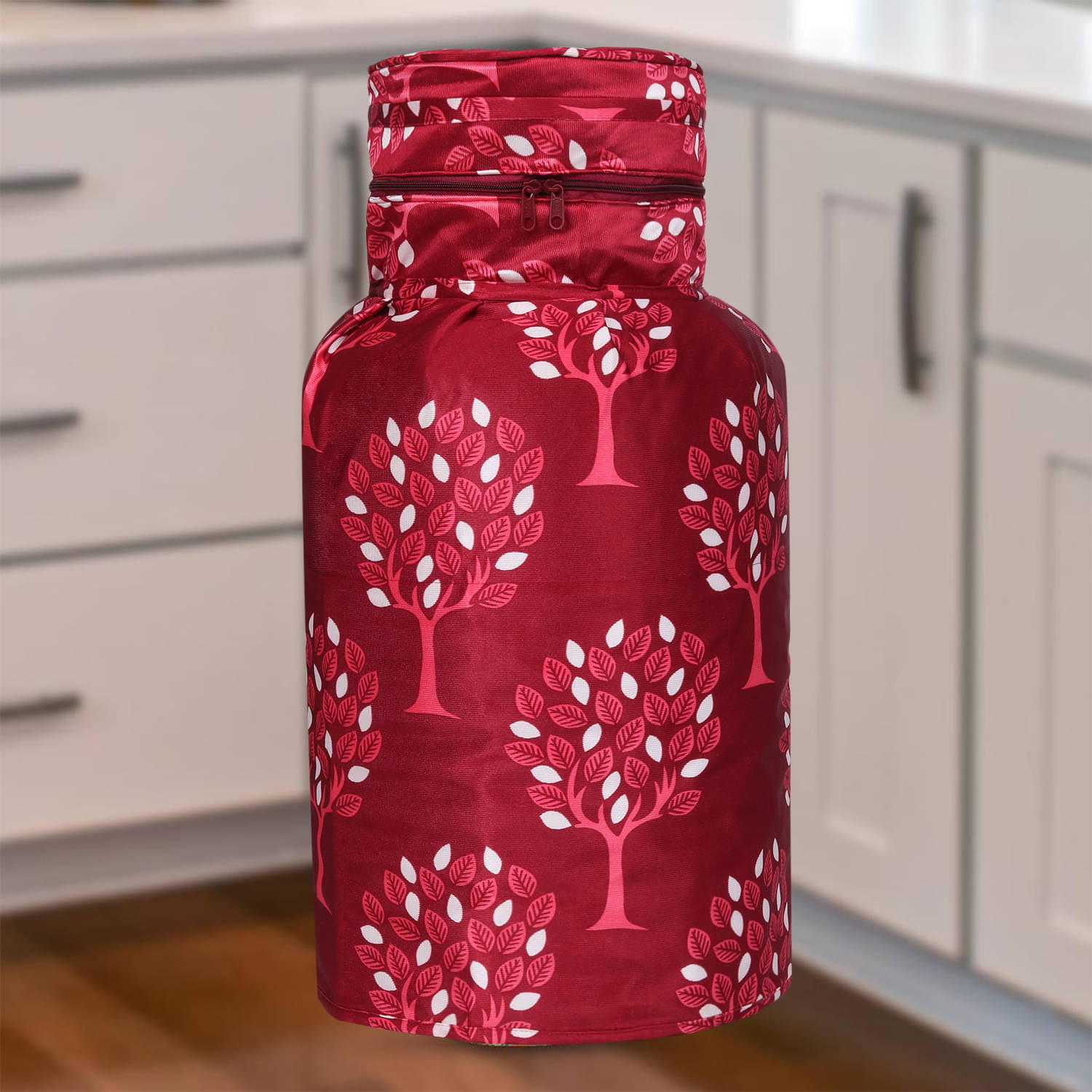     			E-Retailer Single Polyester Maroon Cylinder Cover