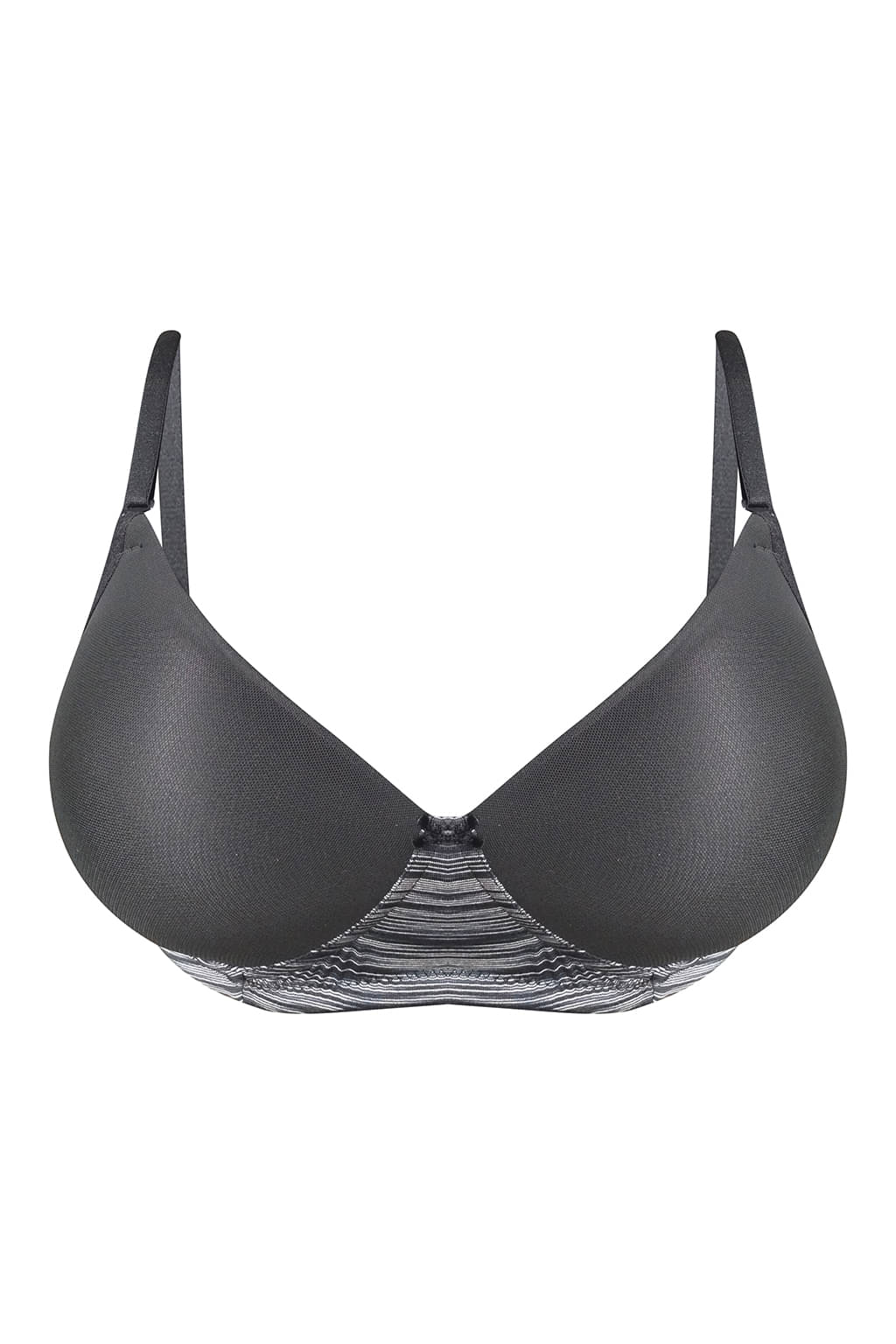     			Clovia Nylon Lightly Padded Women's T-Shirt Bra ( Black )